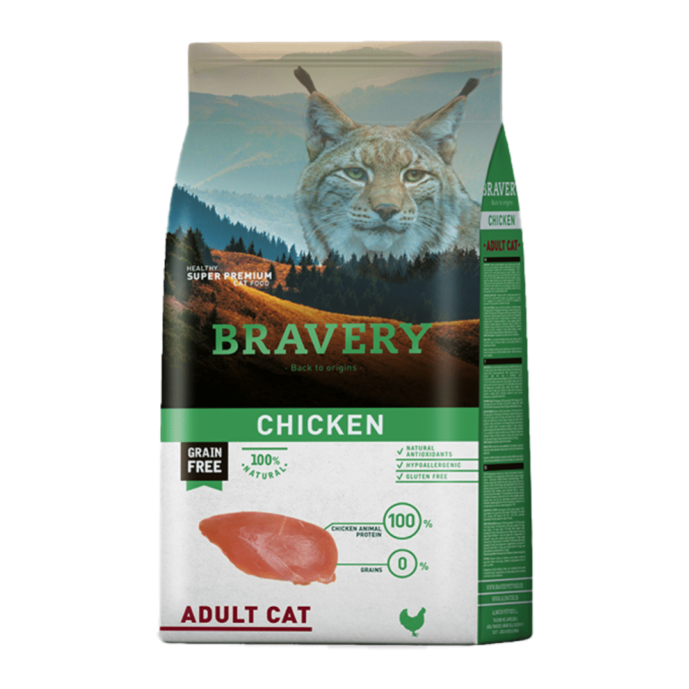 BRAVERY CHICKEN ADULT CAT X 7 KG