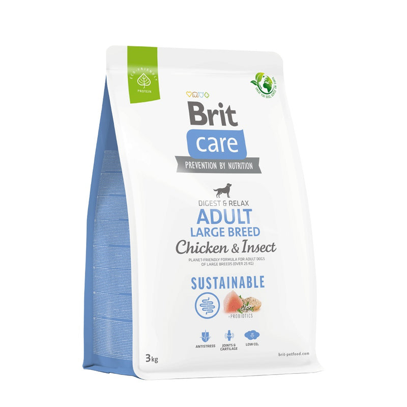BRIT CARE SUSTAINABLE ADULT LARGE BREED - CHICKEN & INSECT