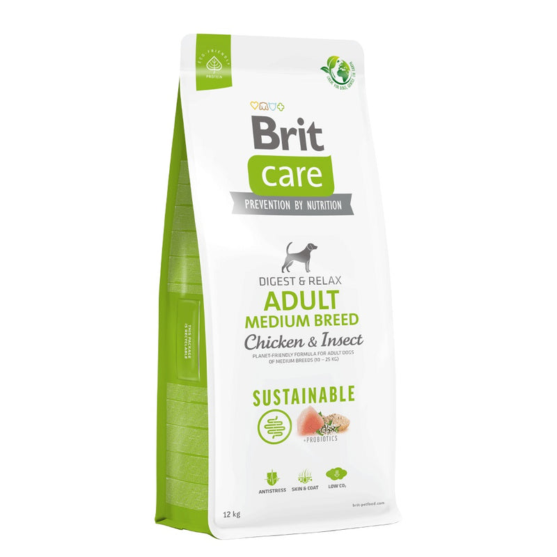 BRIT CARE SUSTAINABLE ADULT MEDIUM BREED - CHICKEN & INSECT