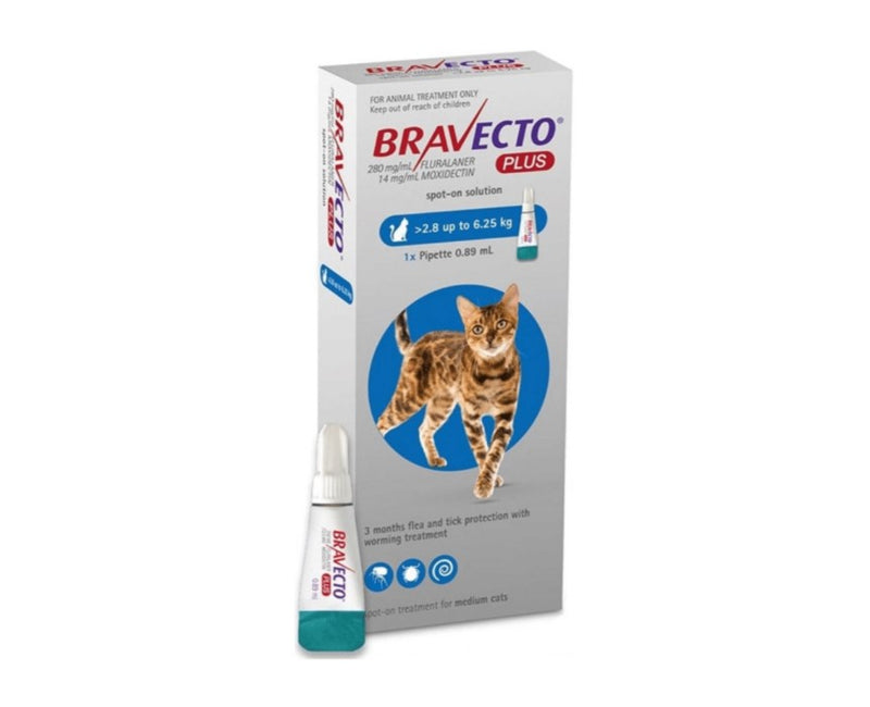 BRAVECTO PLUS 112.50 mg (2,8 KG - 6,25 KG)