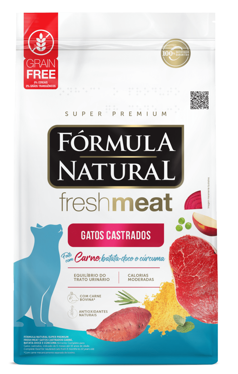 FÓRMULA NATURAL FRESH MEAT - GATOS CASTRADOS SABOR CARNE X 7 KG