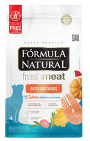 FÓRMULA NATURAL FRESH MEAT - GATOS CASTRADOS SABOR SALMÓN X 7 KG