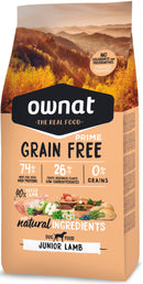 OWNAT GRAIN FREE PRIME JUNIOR LAMB DOG