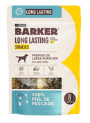 BARKER LONGLASTING SNACKS PIEL DE PESCADO X 8 UND