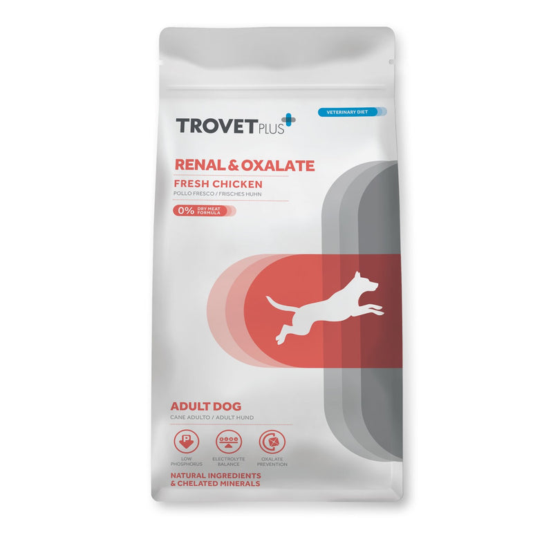 TROVET PLUS ADULT DOG RENAL & OXALATE FRESH CHICKEN VETERINARY DIET