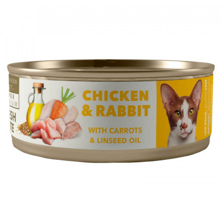 AMITY CHICKEN & RABBIT STERILIZED CAT WET FOOD X 80 GR