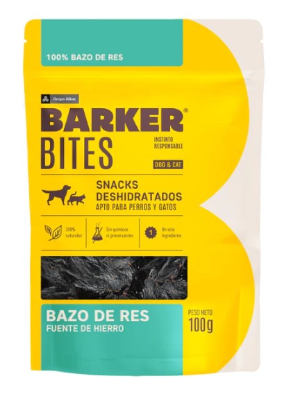 BARKER BITES BAZO DE RES X 100 GR