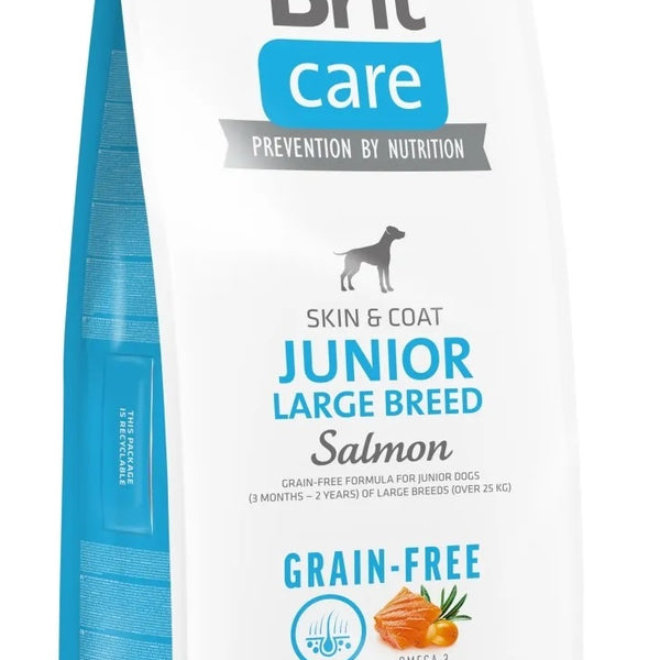 BRIT CARE GRAIN FREE JUNIOR LARGE BREED SALMON