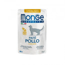 MONGE FELINE MONOPROTEIN STERILISED CHICKEN X 85 GR