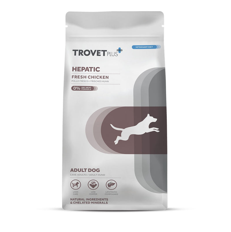 TROVET PLUS ADULT DOG HEPATIC FRESH CHICKEN VETERINARY DIET