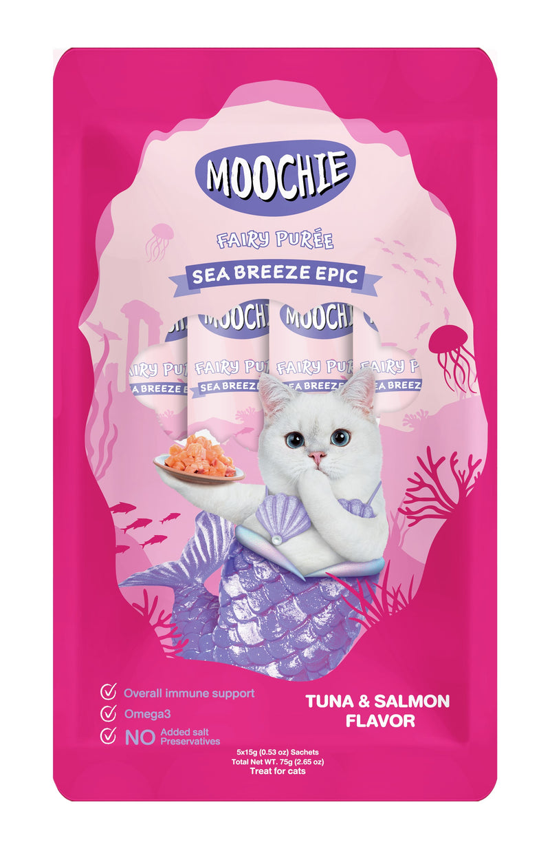 MOOCHIE CAT - TUNA & SALMON FLAVOR X 75 GR.