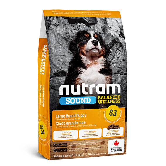 NEW S3 NUTRAM SOUND LARGE BREED PUPPY