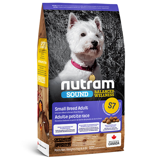 NEW S7 NUTRAM SOUND SMALL BREED ADULT x 2 KG.