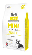 BRIT CARE MINI GF ADULT LAMB 2 KG