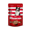 RICOCAN POUCH ADULTO TROCITOS SALSA CARNE 100 GR.
