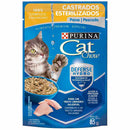CAT CHOW ESTERILIZADOS PESCADO X 85 GR.