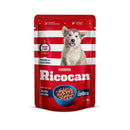 RICOCAN POUCH CACHORRO TROCITOS SALSA CORDERO 100 GR.