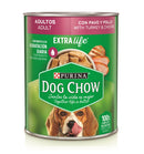 DOG CHOW LATA  PAVO Y POLLO X 374 GR