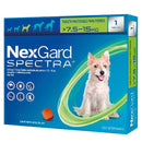 NEXGARD SPECTRA DE 7.6 A 15 KG X 3 MASTICABLES