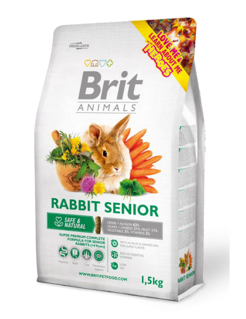 BRIT ANIMALS RABBIT SENIOR X 1.5 KG
