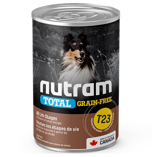 T23 NUTRAM TOTAL GRAIN-FREE CHICKEN & TURKEY X 369 GR