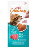 CATIT CREAMY SABOR ATÚN  4 X 10 GR